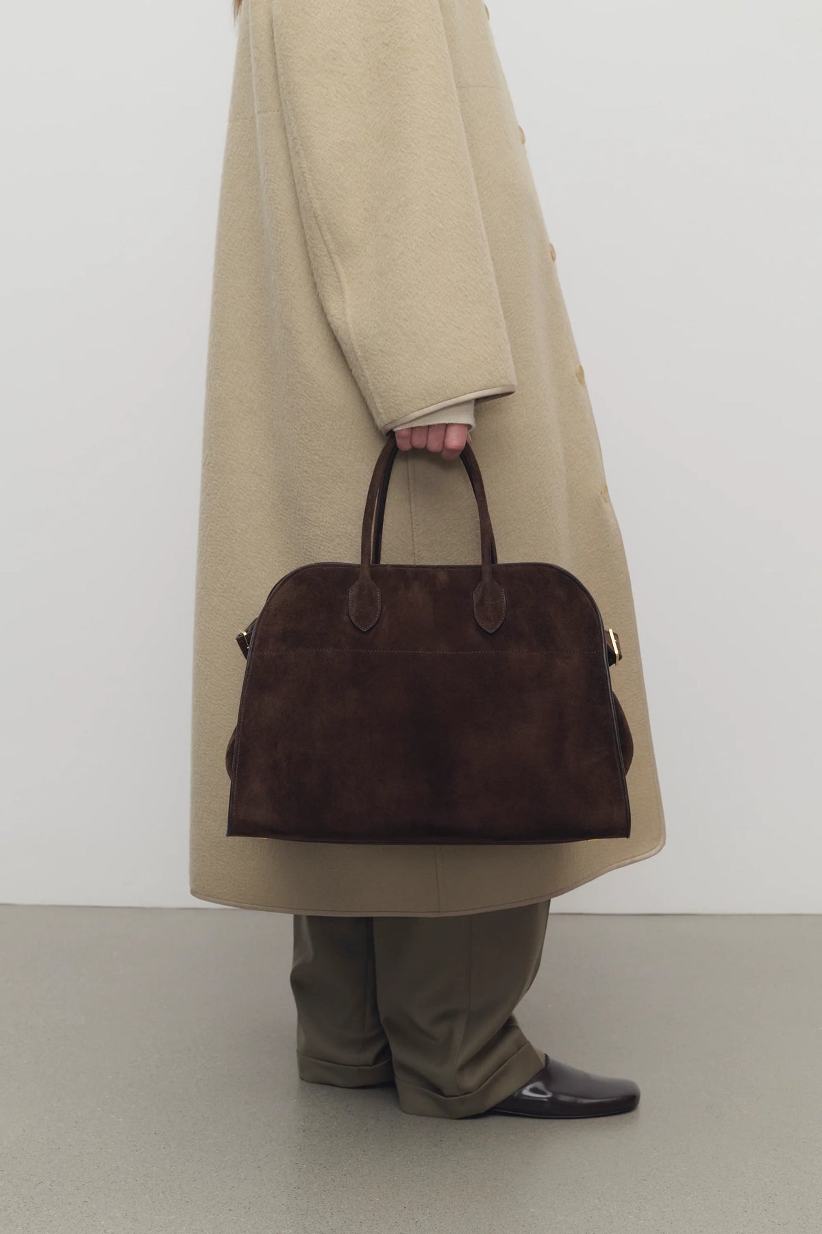 Brown Roewe Suede Bag