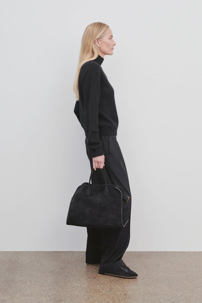 Black Roewe Suede Bag