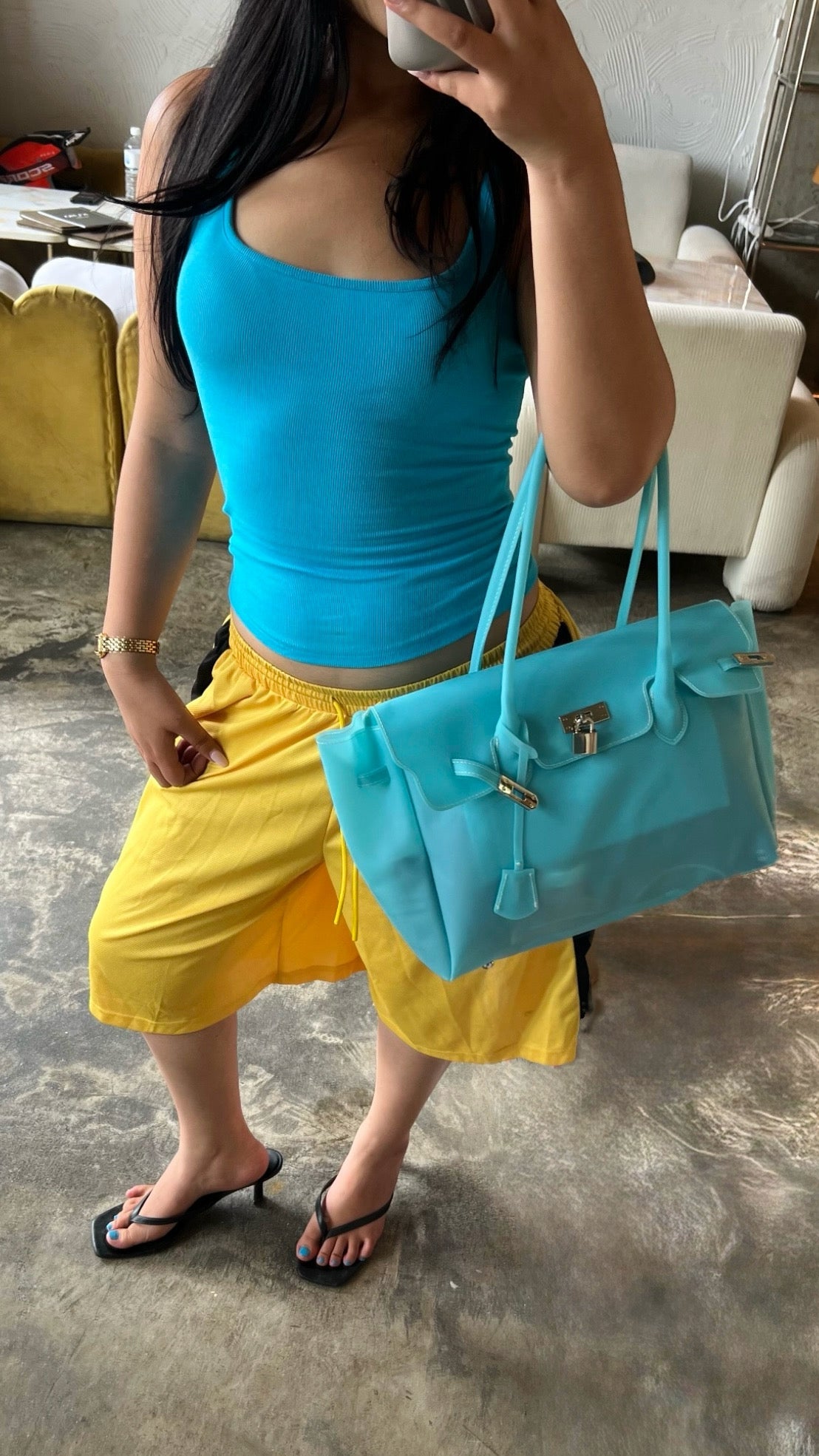 Jello Tote Blue | Jelly Firkin