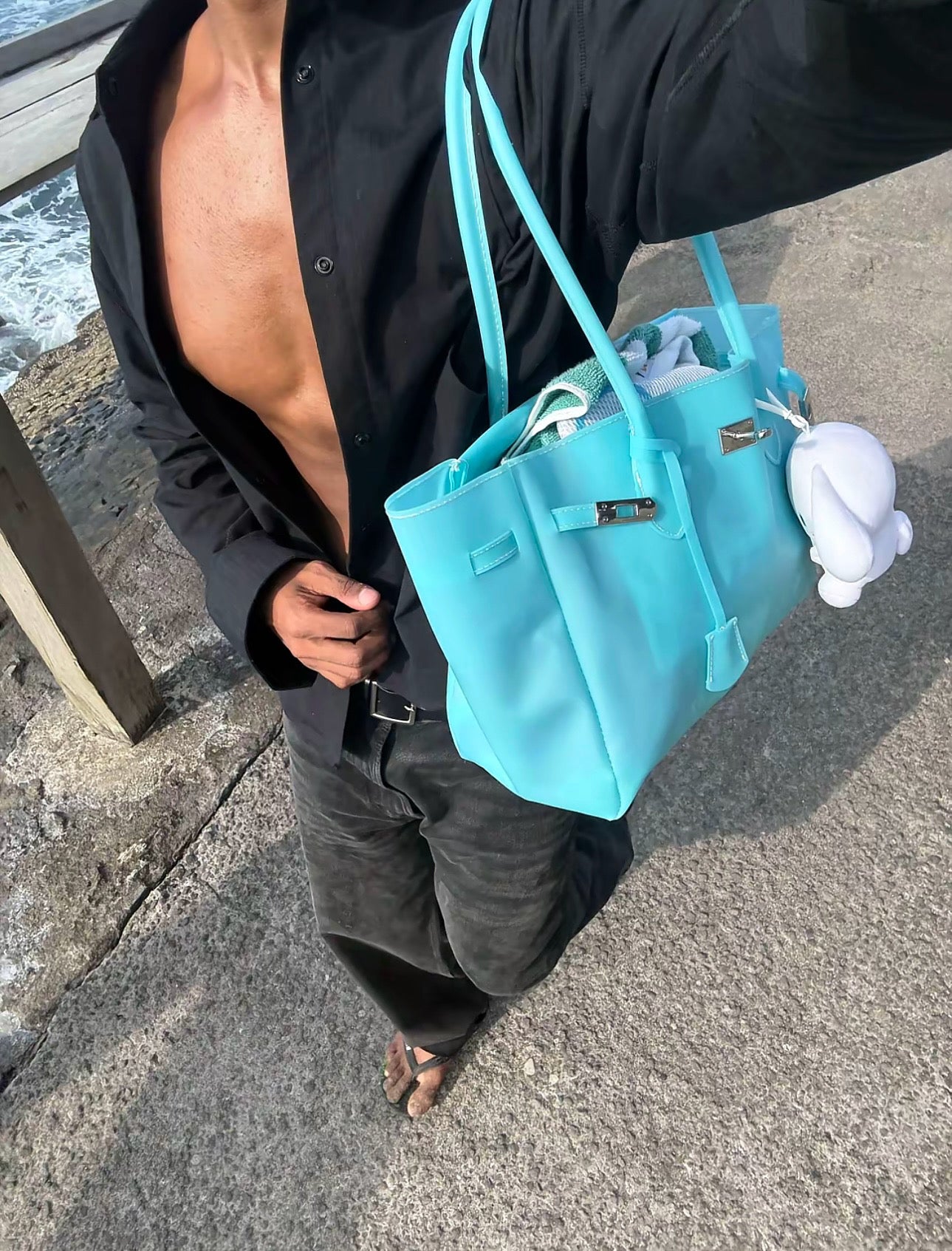 Jello Tote Blue | Jelly Firkin