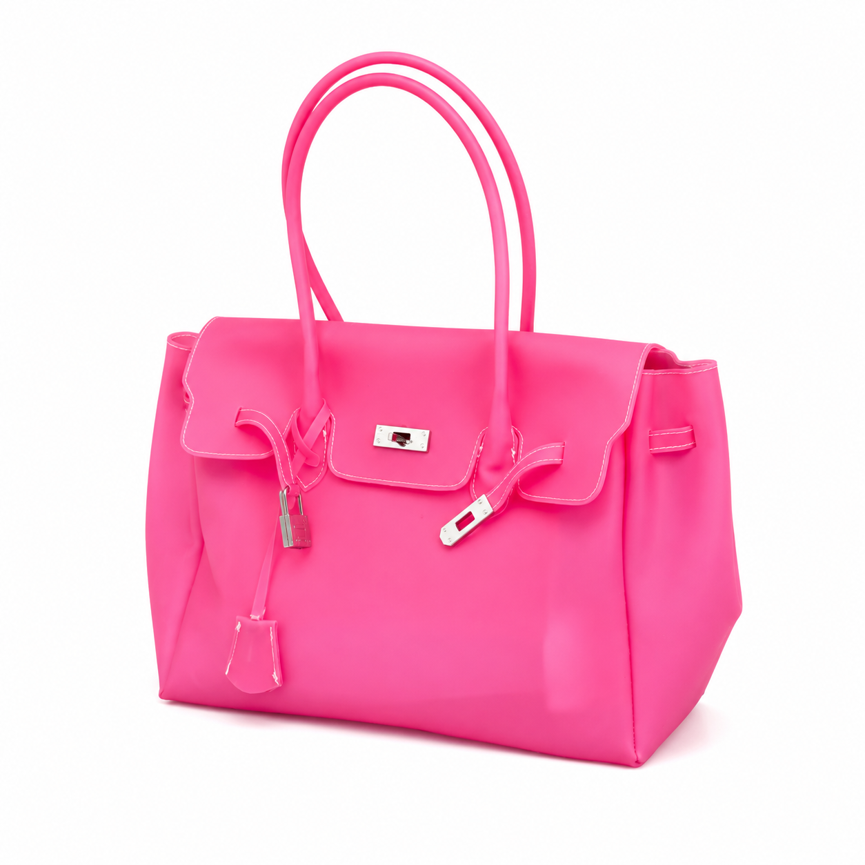 Jello Tote Barbie Pink | Jelly Firkin
