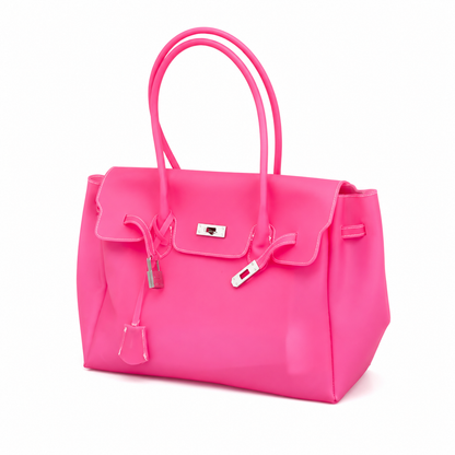 Jello Tote Barbie Pink | Jelly Firkin